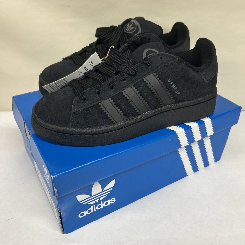 Adidas Campus OOs J Black Suede JI4395 Size 4